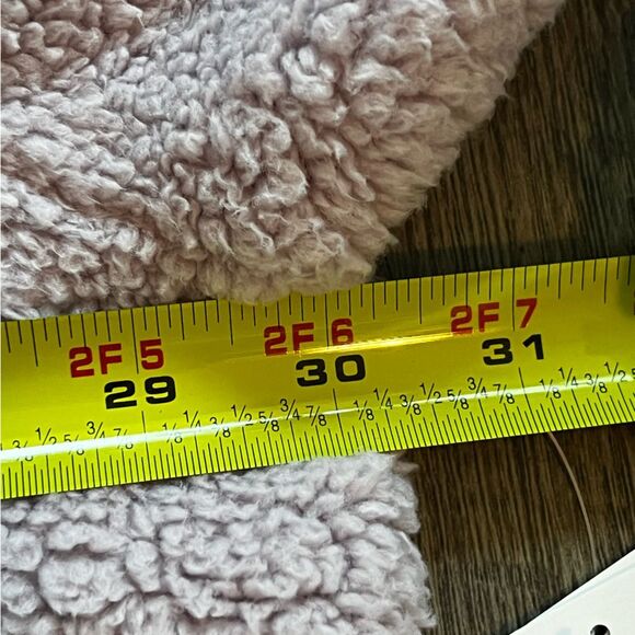 Athleta Womens Tugga Sherpa Jacket Full Zip Cream Fleece 3X NWT - Picture 12 of 13